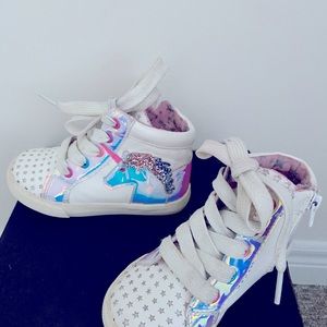 Maggie & Zoe Toddler size 8 Unicorn high tops